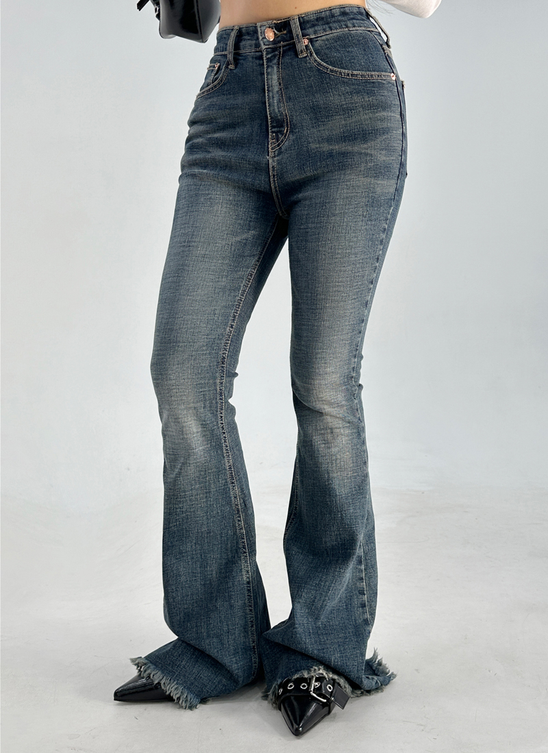 FIT GUARANTEE💙 HIGH MODERN BOOTCUT💙🖤 - 2 COLORS