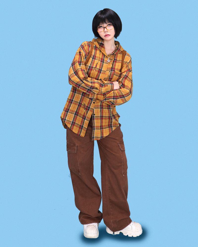 brown pocket cargo pants