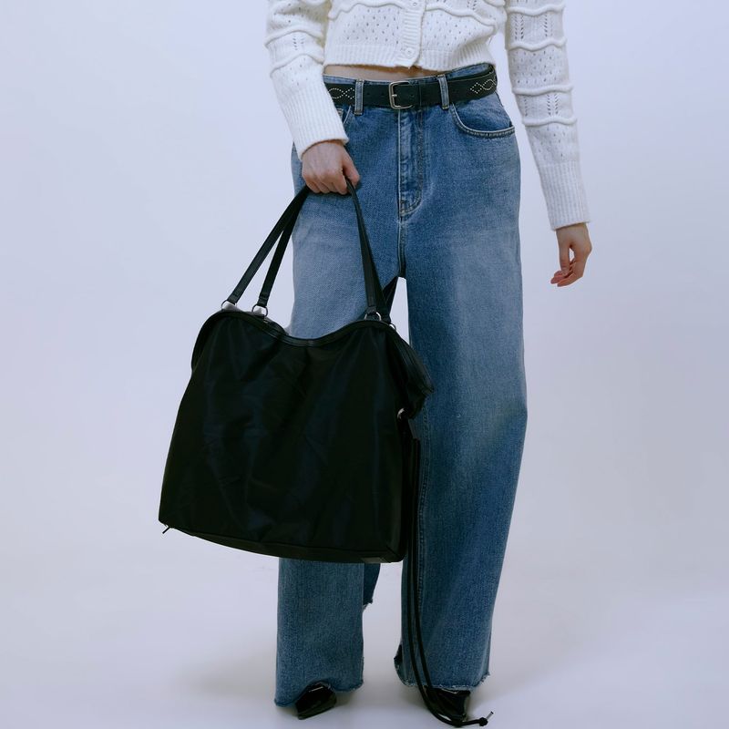 Cozy Big Tote bag (BLACK)