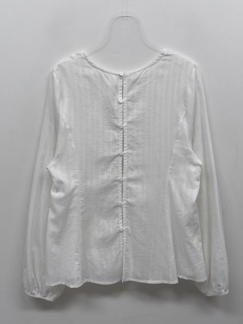 Angela Pintuck Flare Blouse