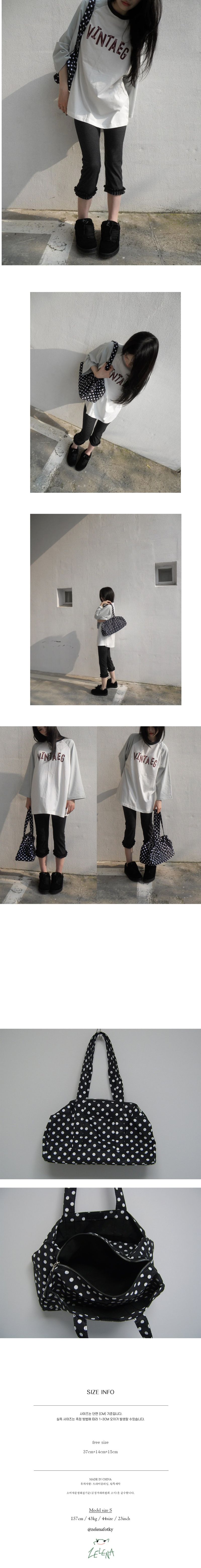polka dot bag