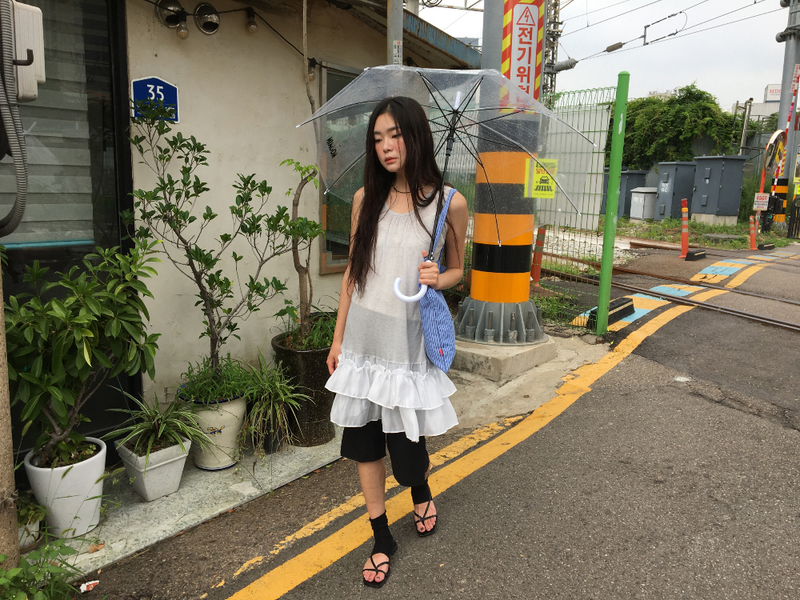 frilly pop dress (2color)