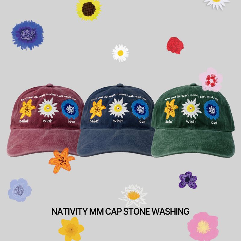 NATIVITY MM CAP STONE WASHING (GREEN)