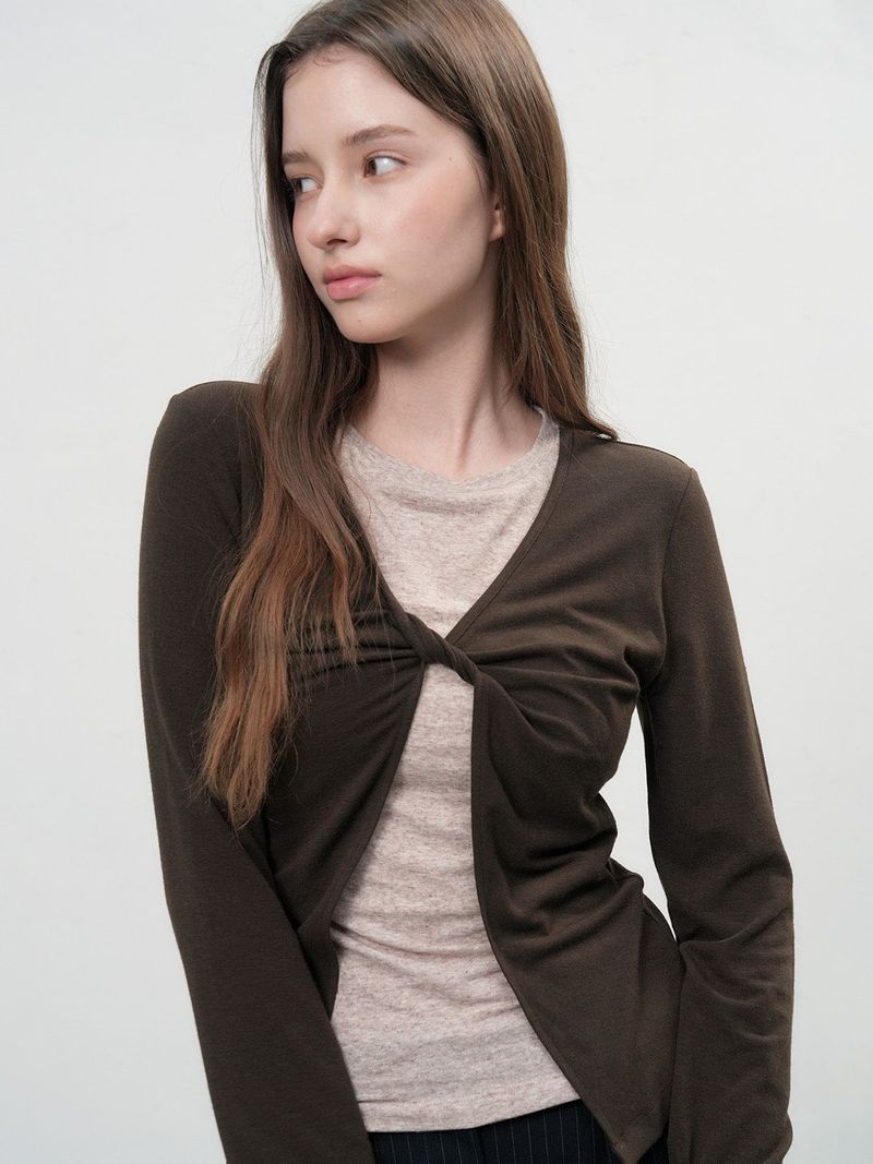 【即日発送】layered twist t-shirts