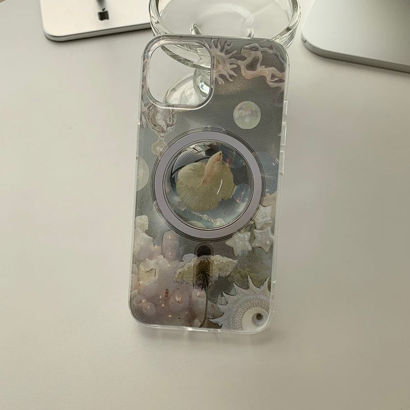 Fish - Pinkish Magsafe Phone Case Bead Tok Set