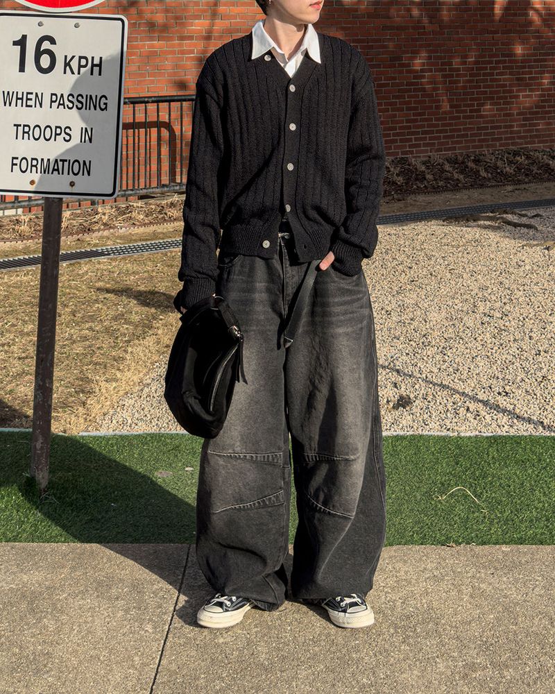 Formal Cotton Washed Oversized Shirt