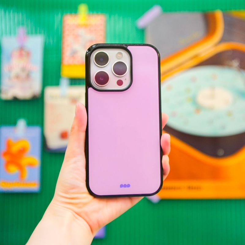 【MADE】 Simple glass bumper case (2 colors)