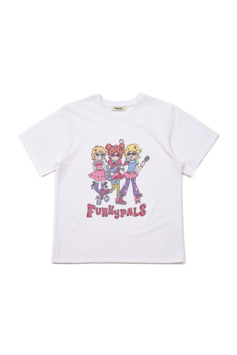 POPPALS（ポップパルズ）の「Funky Pals T-shirt [Ivory]（Tops）」