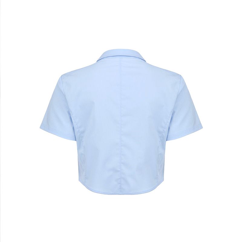 Razor Blade Half Shirt - BLUE