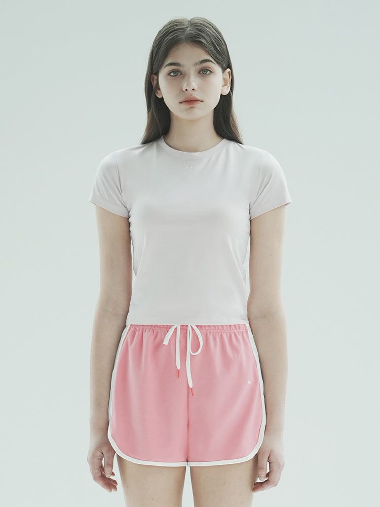 WAAR(ワル)の「T1007 ORGANIC CROP T-SHIRT_LAVENDER(Tops)」