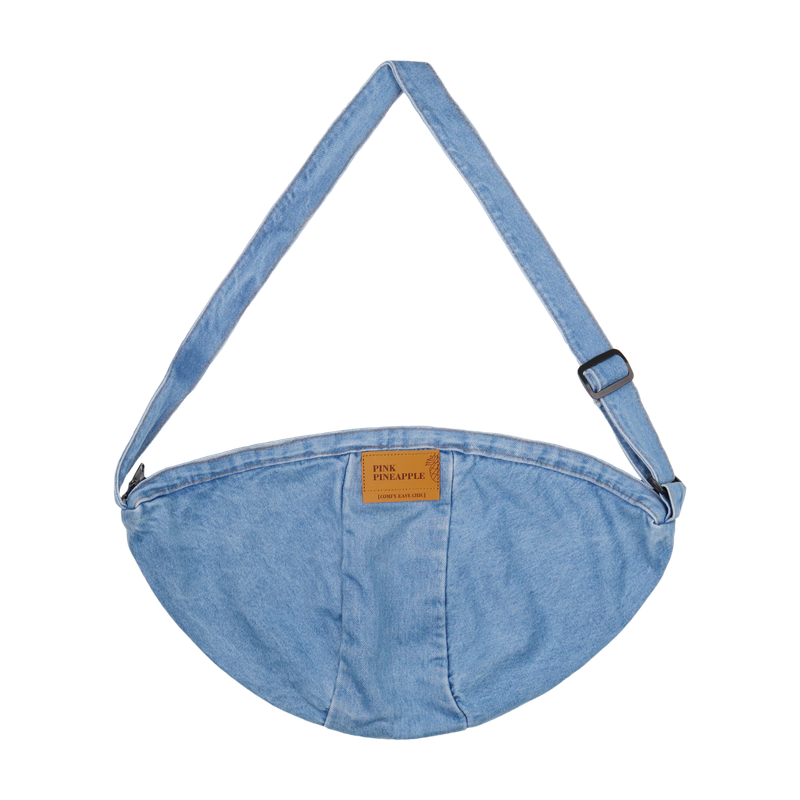 PINK PINEAPPLE（ピンクパイナップル）の「DENIM CROISSANT BAG（Bags）」
