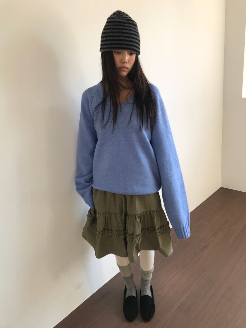 PREP V-Neck Knit (8color)