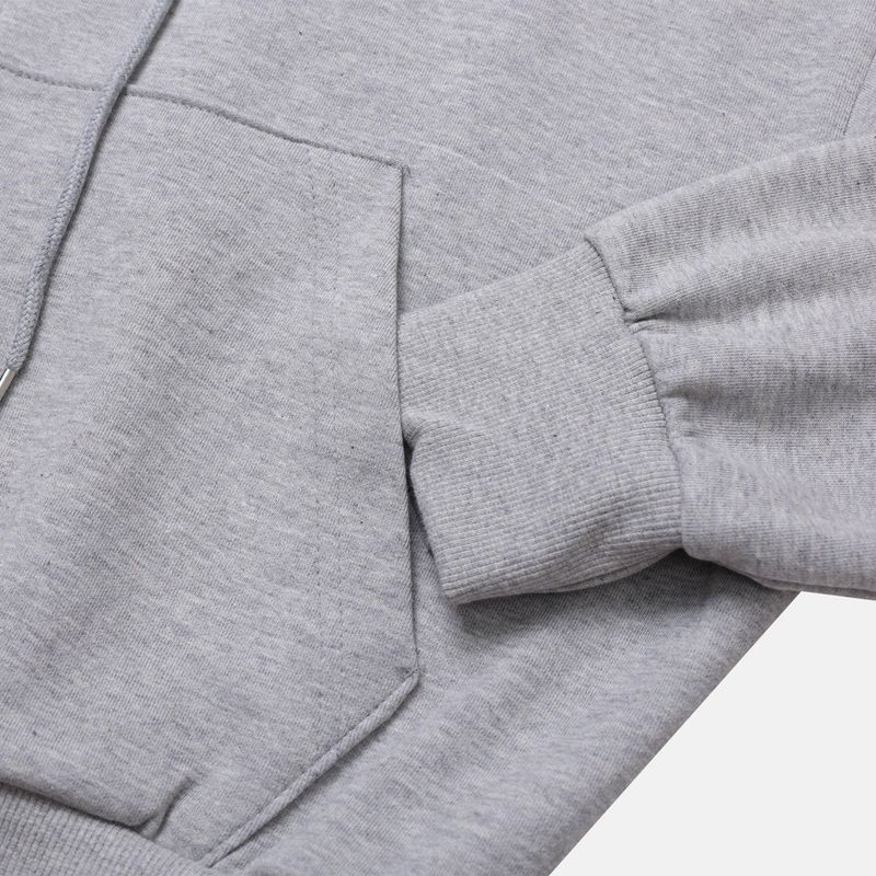 Basic Two-Way Hood Zip-Up (2 Colors)