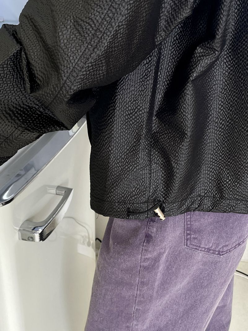 Lucid washing wide pants 