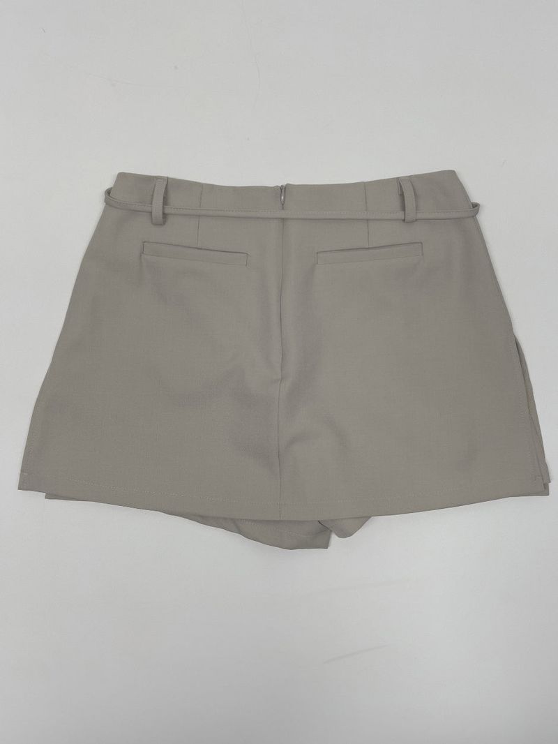 Slit Wrap Skirt Pants