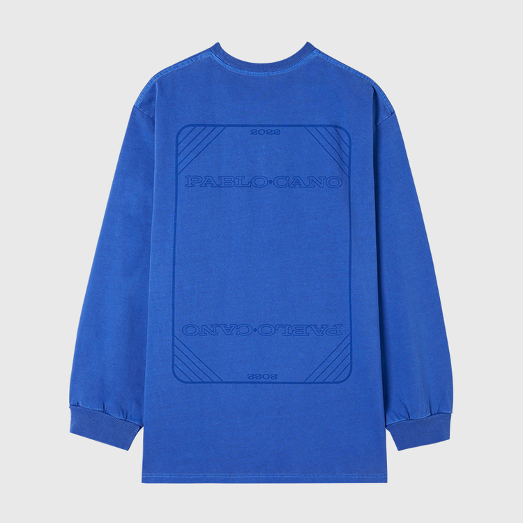 PABLO CANO N.BLUE LOOSE LS TSHIRT