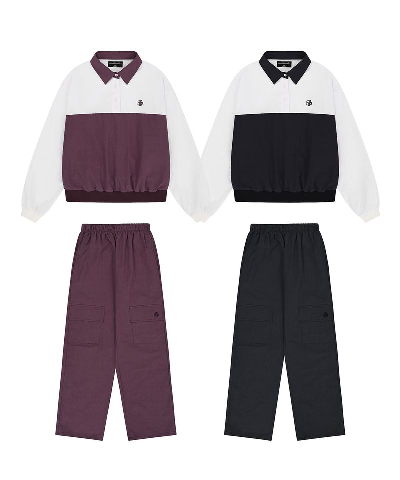 muahmuah（ムアムア）の「[SET] ピグメントアノラックパンツセットアップ（セットアップ）」