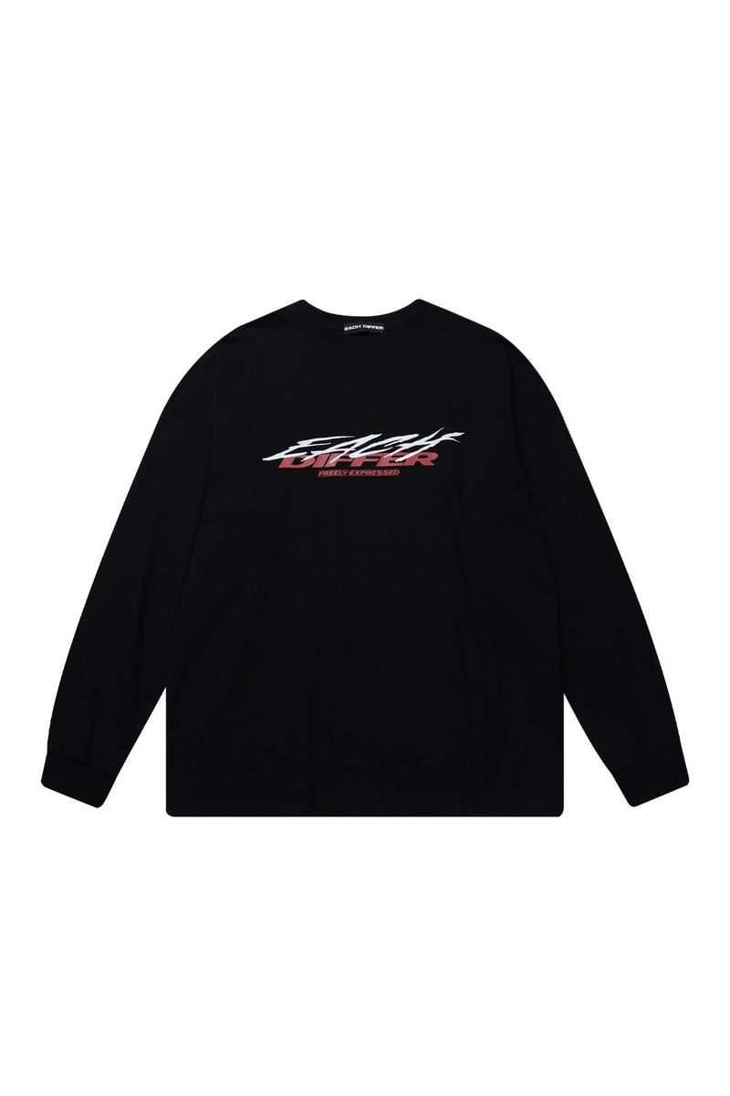 GRAFFITI LONG SLEEVE_BLACK