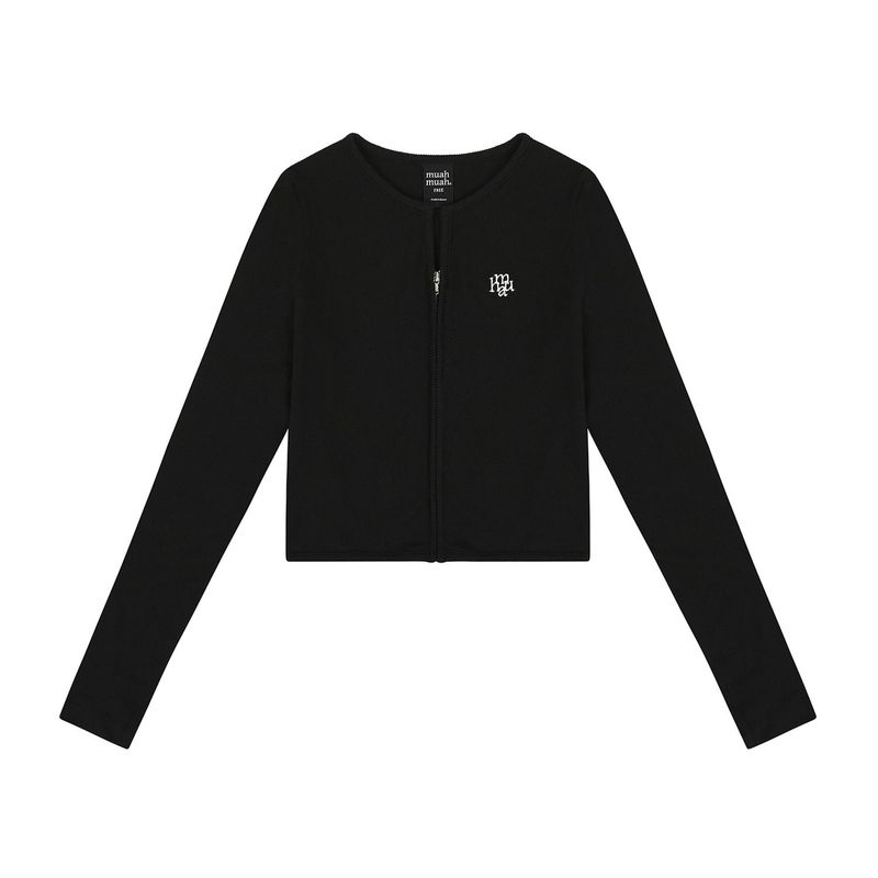 STITCH LOGO ZIPUP CARDIGAN