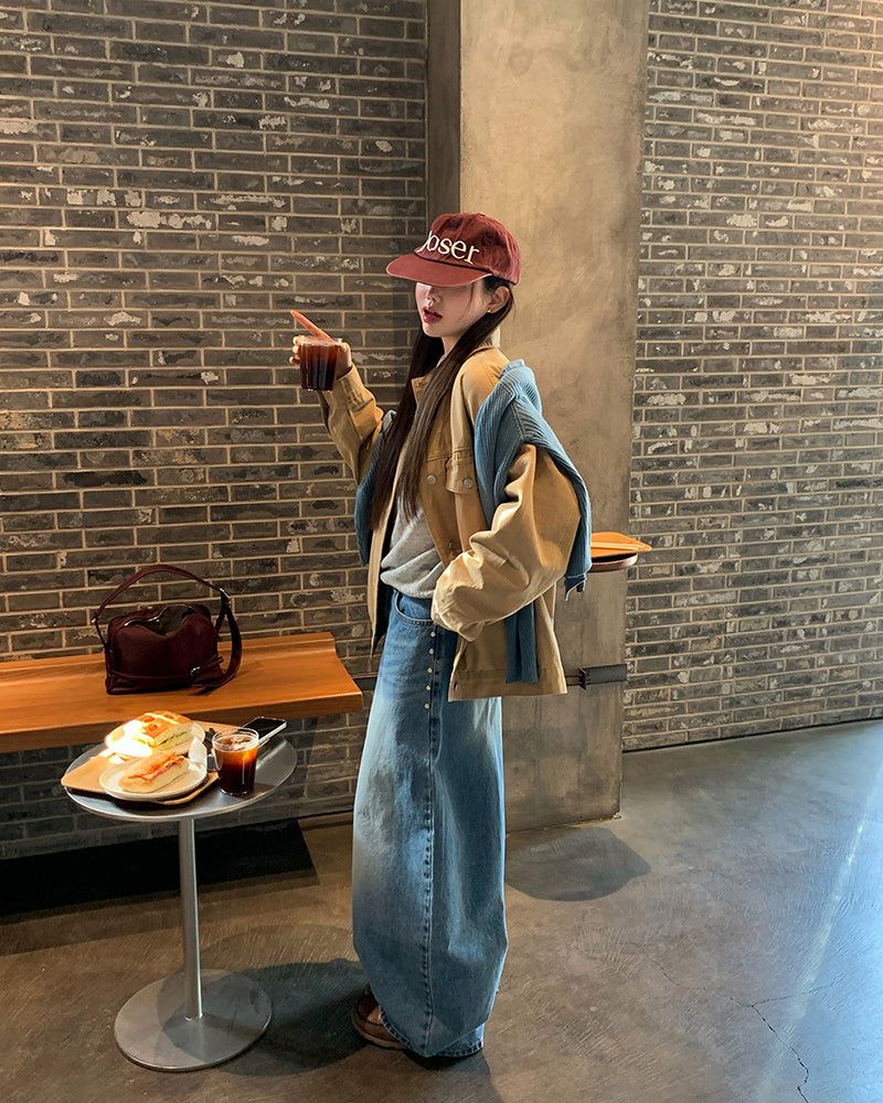 [ORIGINAL] PRESS BALLOON WIDE DENIM PANTS