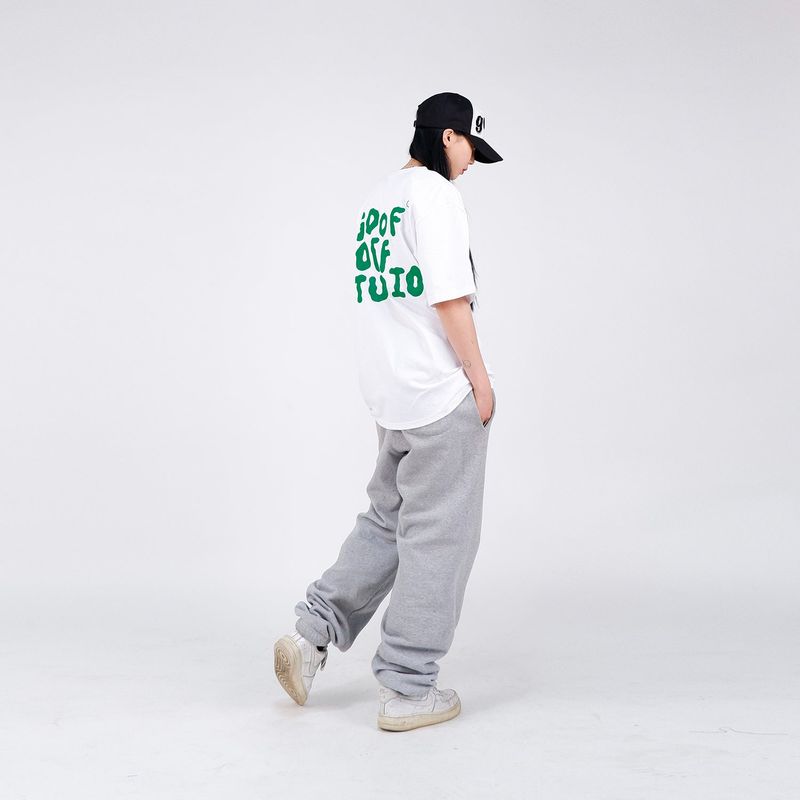 GOOFOFF MAIN LOGO TEE - ( White - Green )