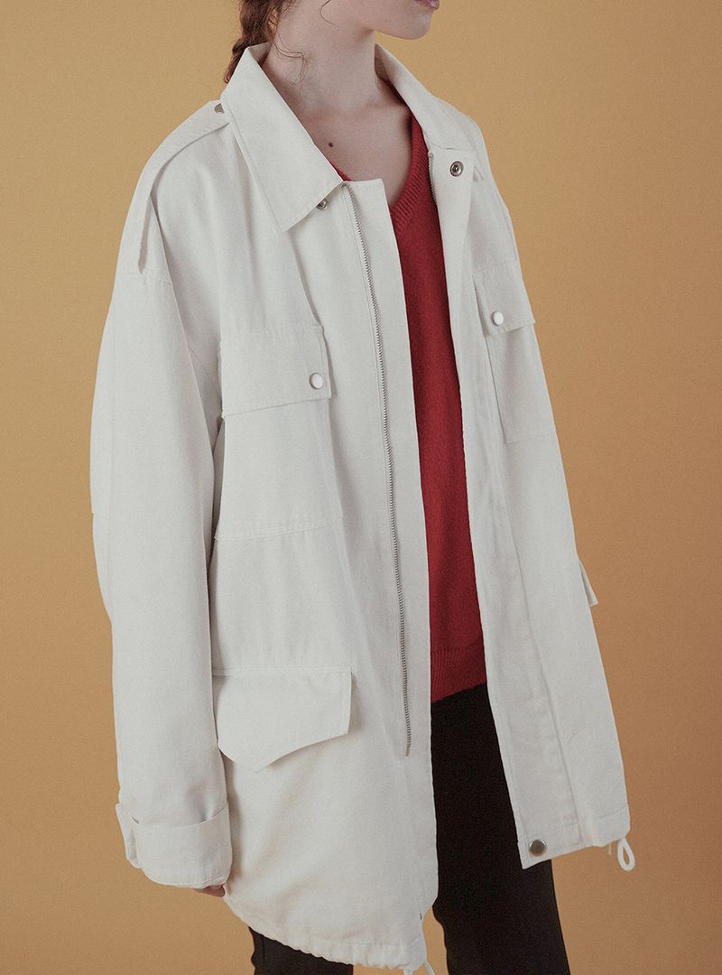 City work jacket_ivory