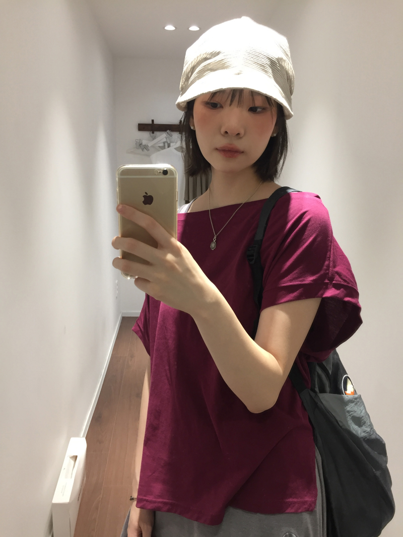 Fog off-shoulder t-shirt (4color)