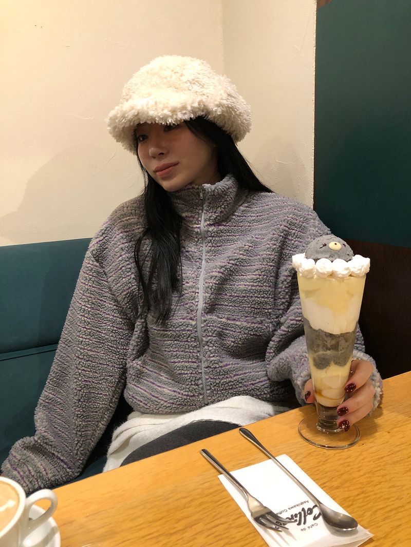 [MADE] CULTIN STRIPE DUMBLE ZIP-UP