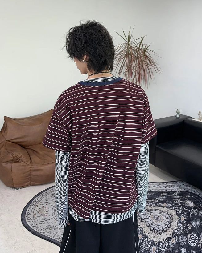 Eder Striped Short Sleeve Tee