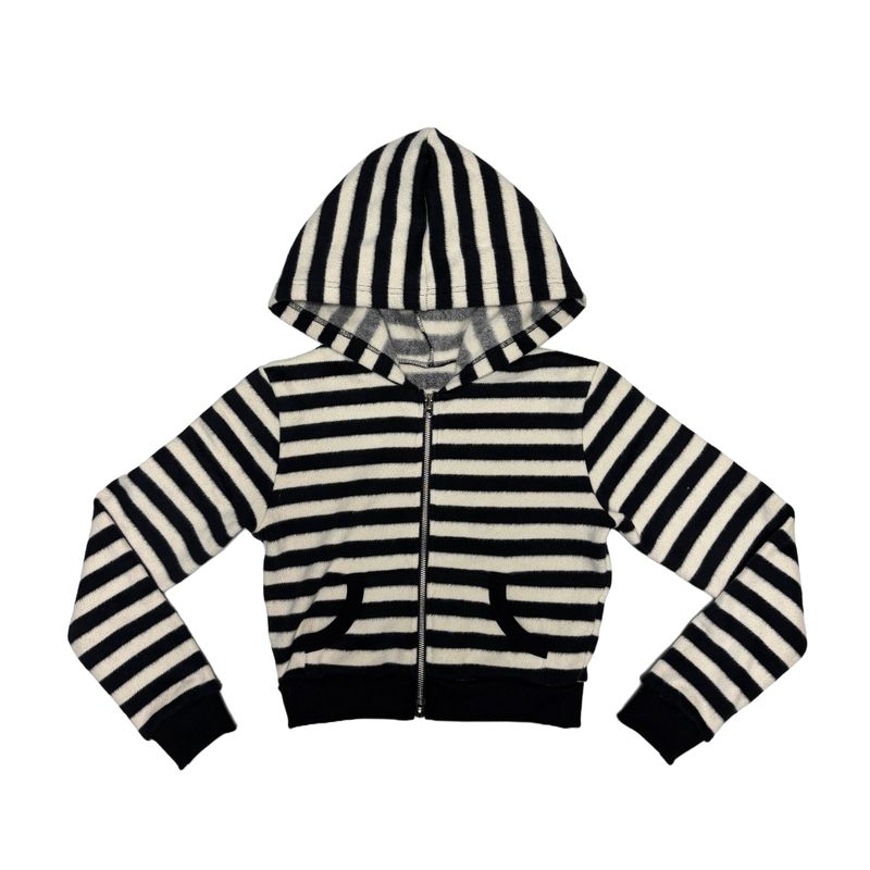 Stripe hood jumper (기모)