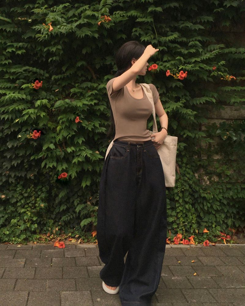 [MADE] PLAC, folding wide pants