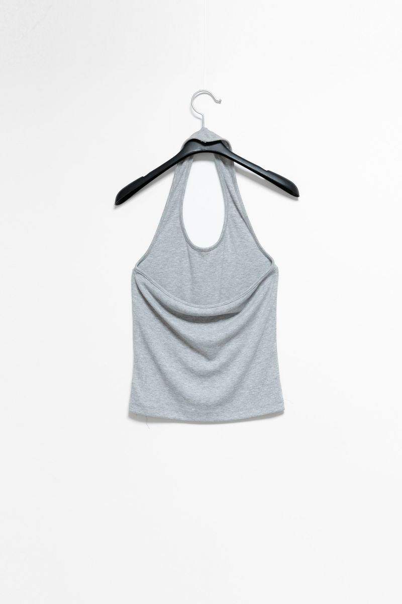 soft halterneck sleeveless top(3colors)