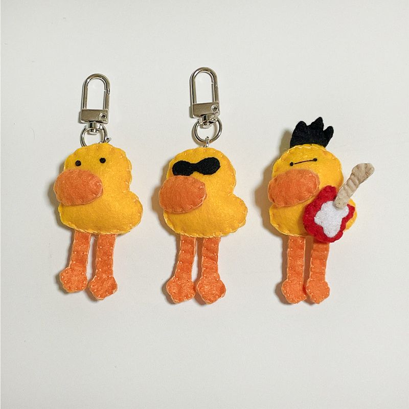 [MADE] Yellow Sunglasses Duck Key ring