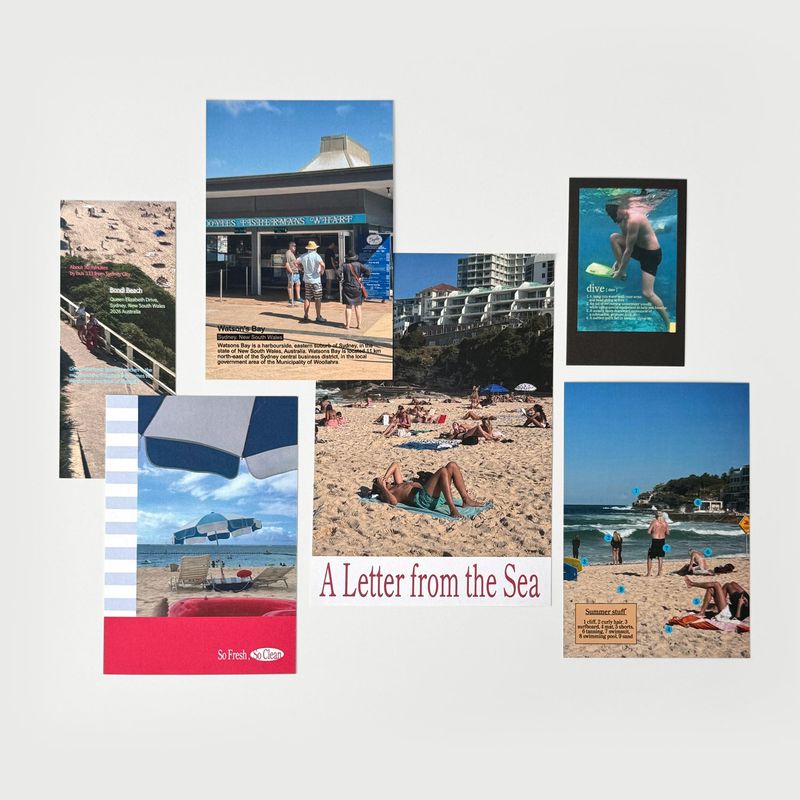 oab summerly pack / scrap sticker set