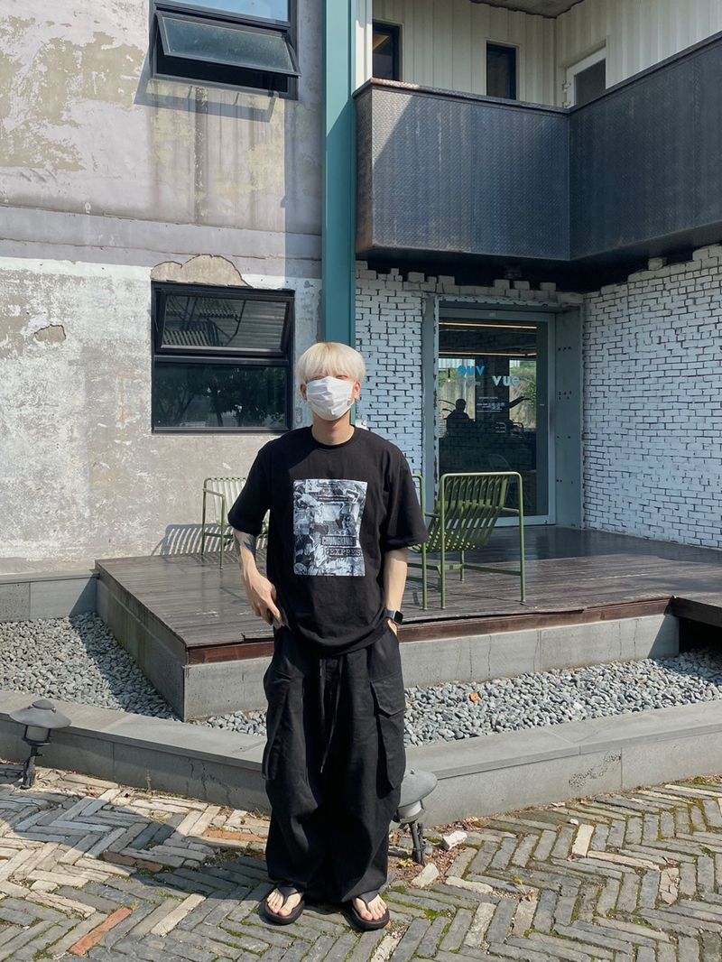 Poster Half Dyed Short Sleeve Tee 2C