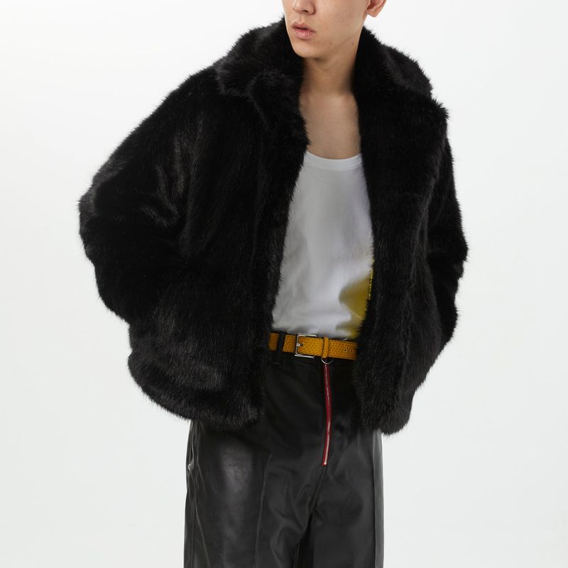 mohair crop jacket