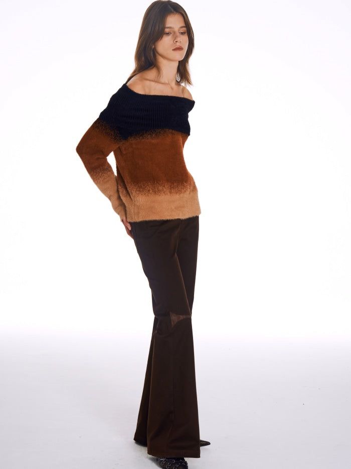 Vintage Gradation Soft Knitwear