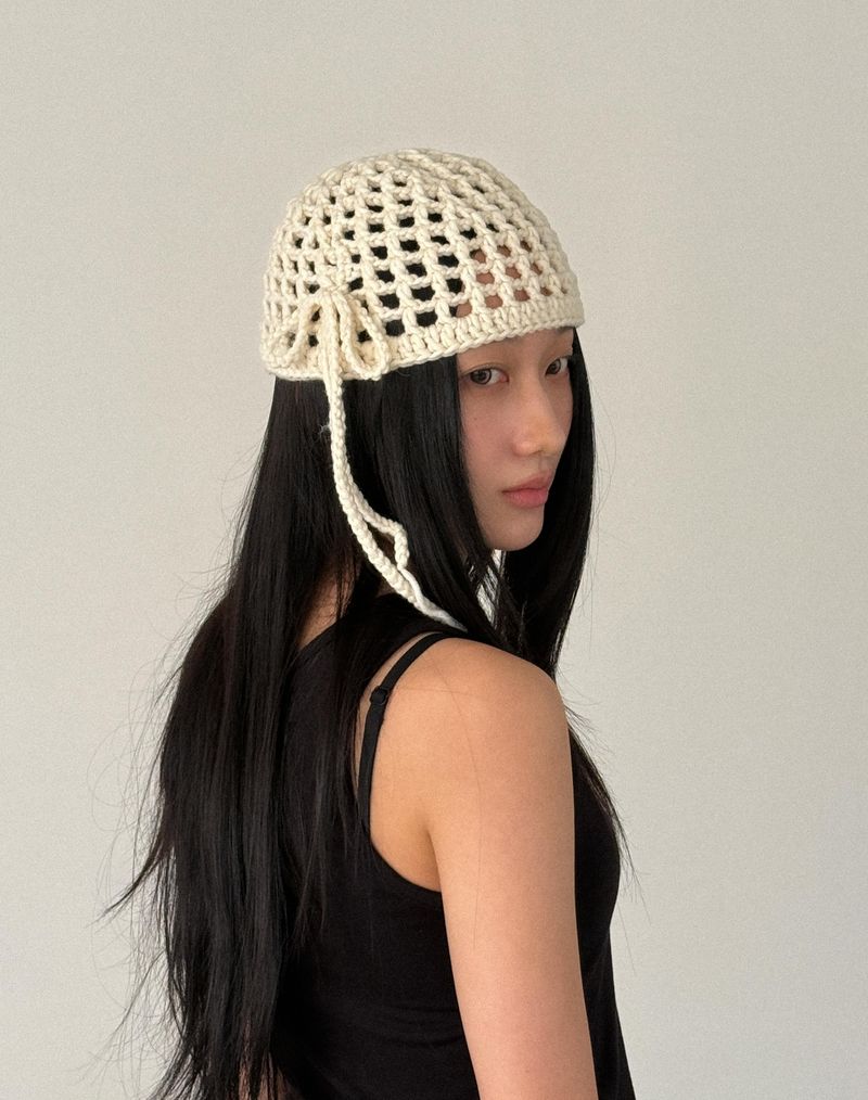  crochet ribbon hat