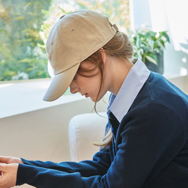 VA Curved 3D Logo Ball Cap / Beige