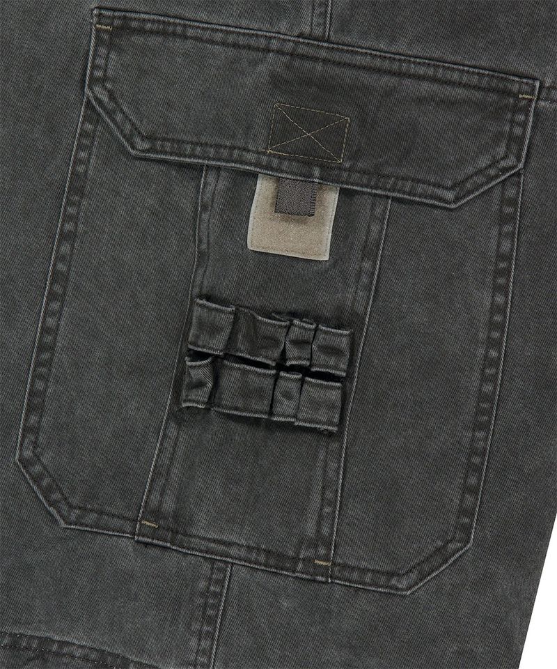 BERMUDA UTILITY CARGO SHORTS_CHARCOAL