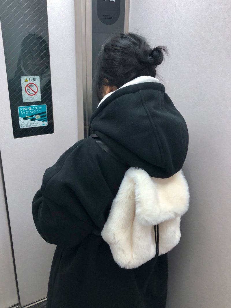 (quilted beam) Cambio hood duffle coat