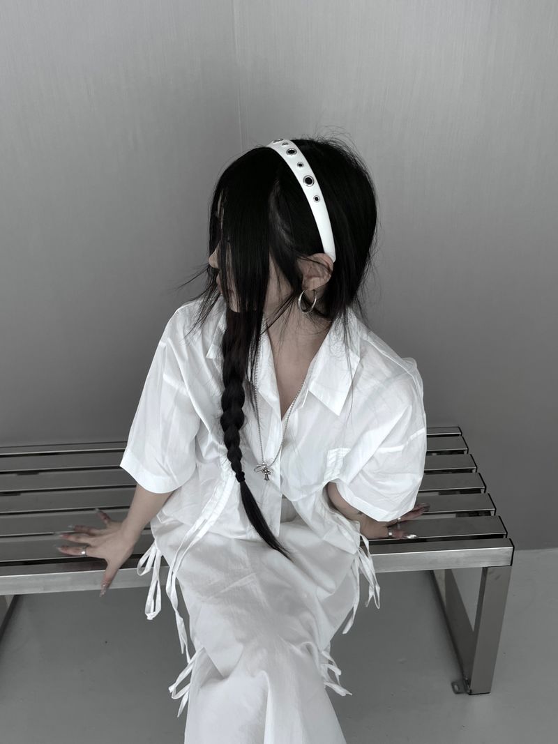 eyelet headband (2color)