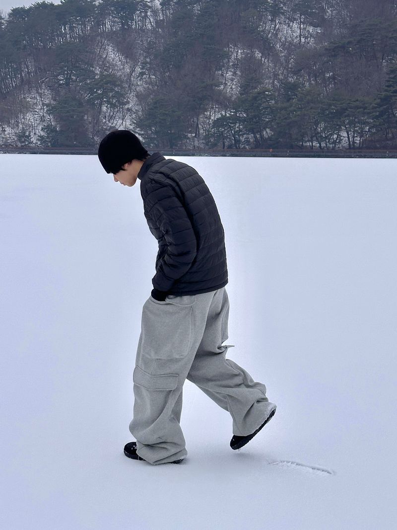 Double Pocket Multi Cargo Sweatpants 4C