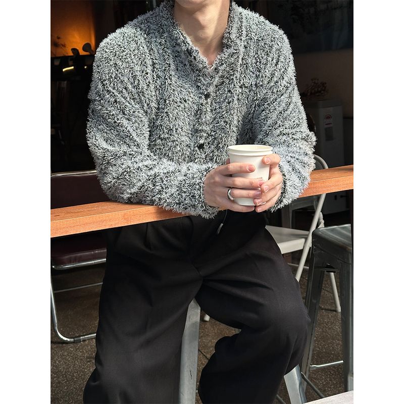 LAURANT（ロラン）の「 [F/W] Mix boucle roundneck cardigan(3color)（Tops）」