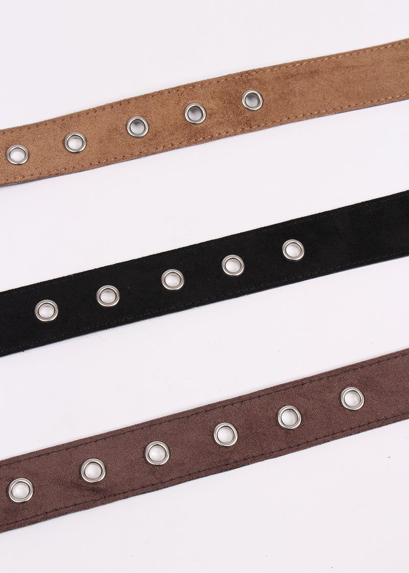 EYELET POCKET BELT