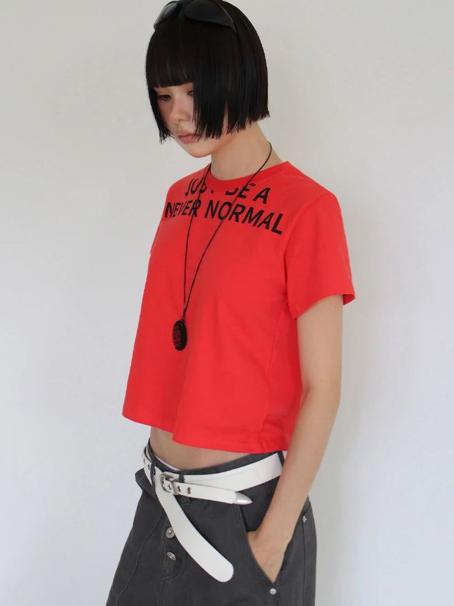 NORMAL LETTERING TEE