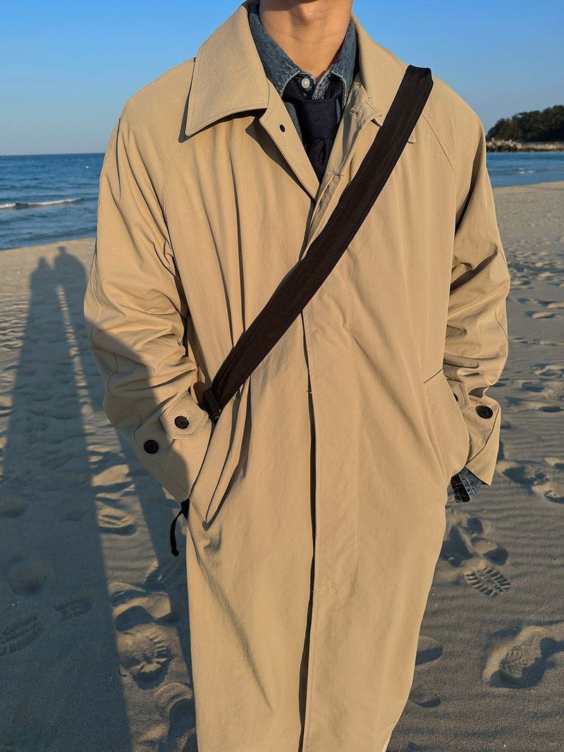 [ASCLO MADE] ASCLO Inner Check Over Mac Coat (2color)