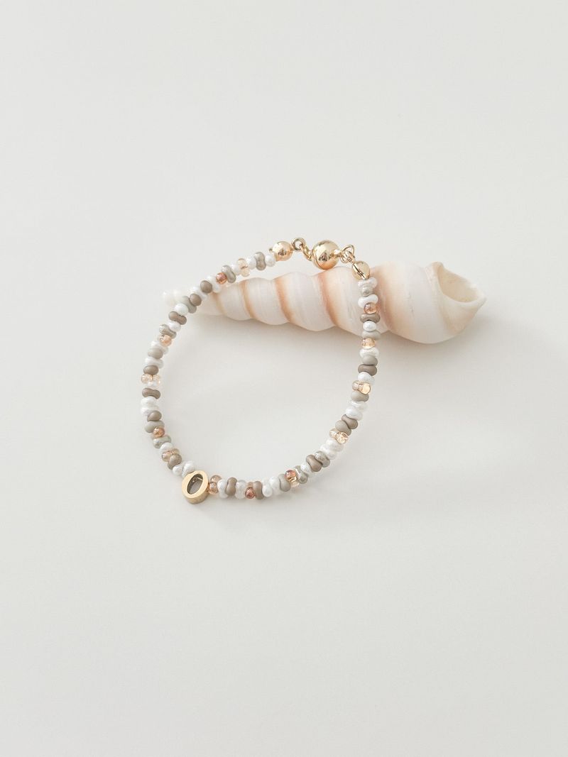 Bruno Beads Initials Bracelet