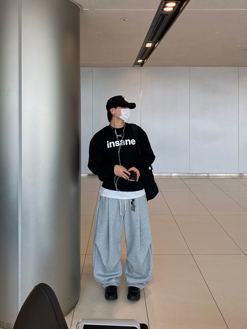 Cude Pintuck Hapfog Sweatpants 5C