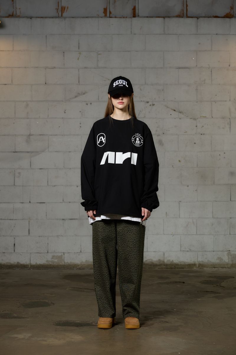 ARIKIM（アリキム）の「ARI LONG SLEEVE JERSEY T-SHIRT / BLACK（Tops）」